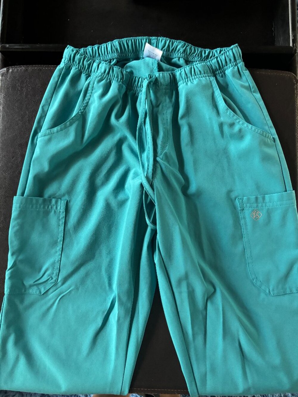Easy Stretch Scrub Pants Bottom Size S Green